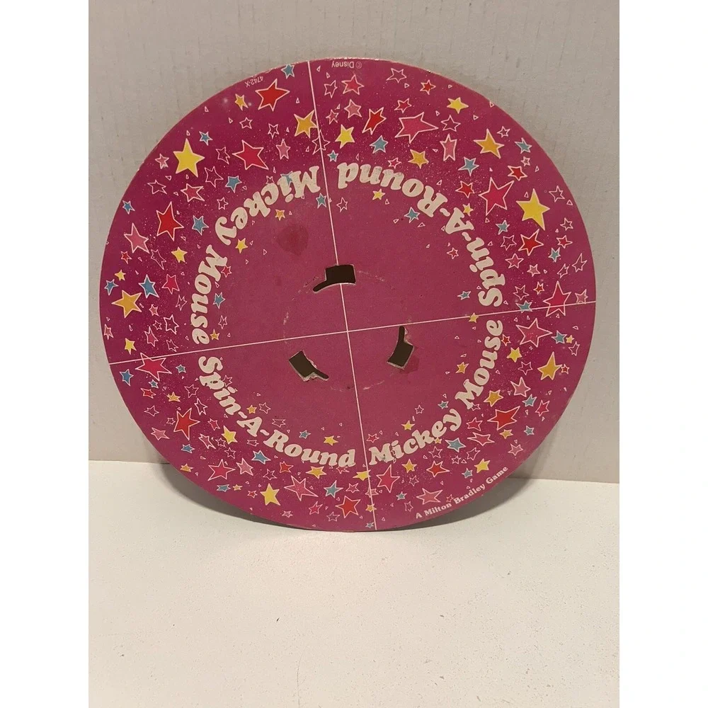 DISNEY MICKEY MOUSE Replacement Round Board Disney Spin Around Game